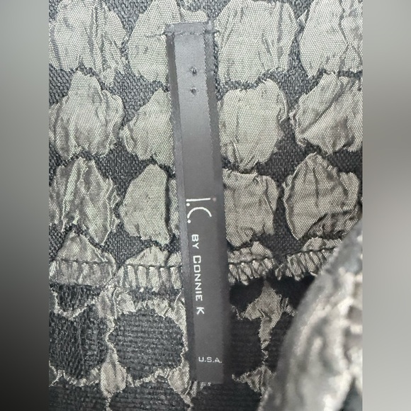 IC Connie K Artsy Asymmetrical Crinkle Cocktail Jacket Lagenlook Swing Party - Picture 9 of 10